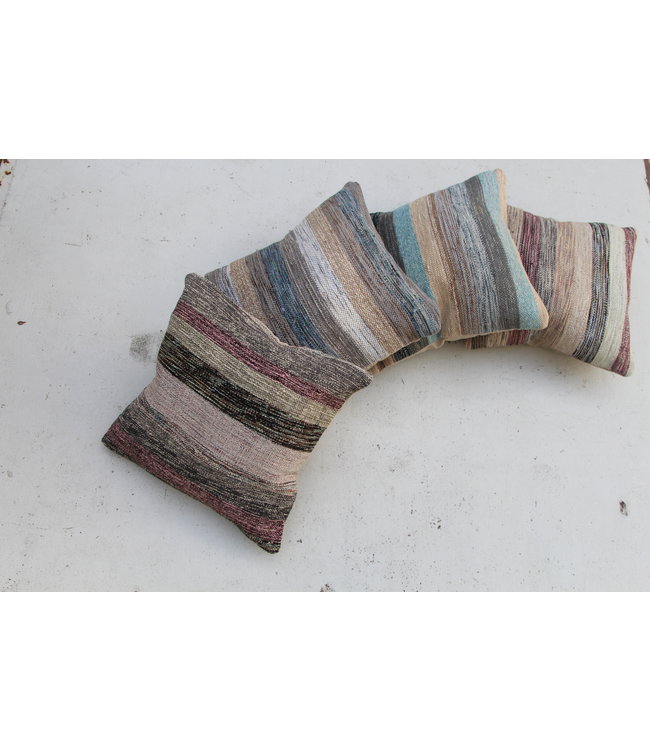 ​​4x modern kilim cushions 50x50 cm with filling