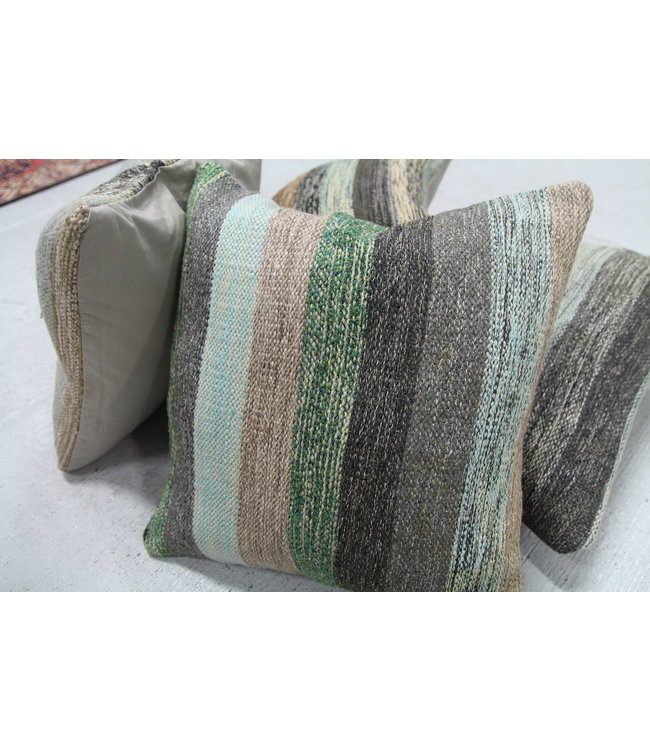 ​​4x modern kilim cushions 50x50 cm with filling