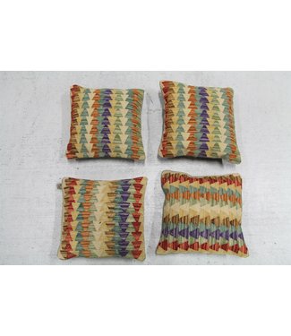 4x kilim cushions ca 40x40 cm with filling