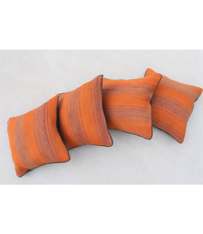 4x modern kilim cushions 45x45 cm with filling