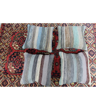 ​​4x modern kilim cushions 50x50 cm with filling