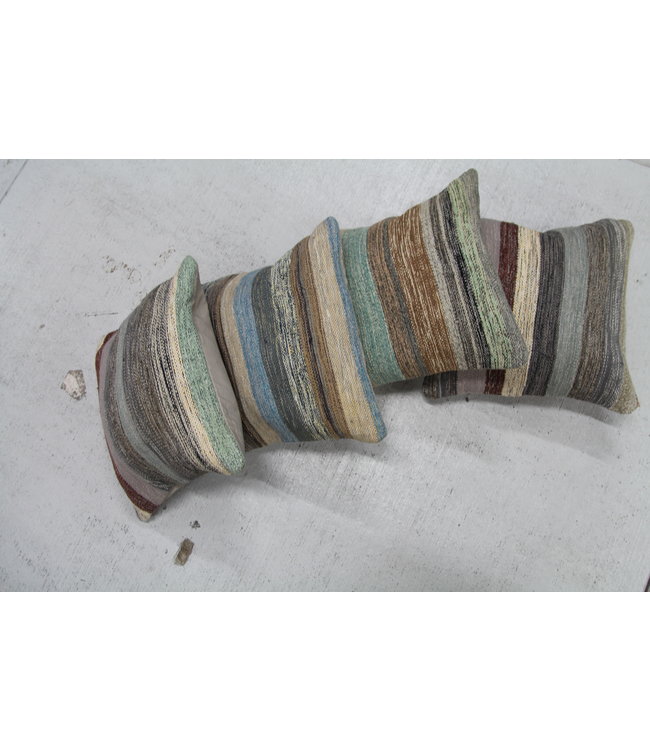 ​​4x modern kilim cushions 50x50 cm with filling