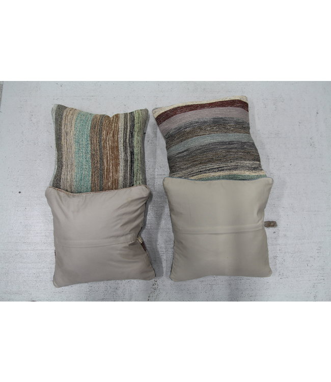 4x modern kelim kussens 50x50 cm met vulling