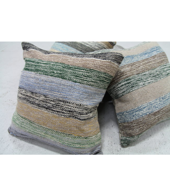 4x modern Kelim Kissen 50x50 cm mit Füllung