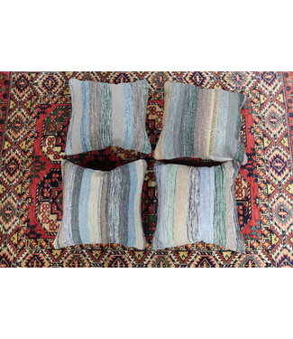 ​​4x modern kilim cushions 50x50 cm with filling