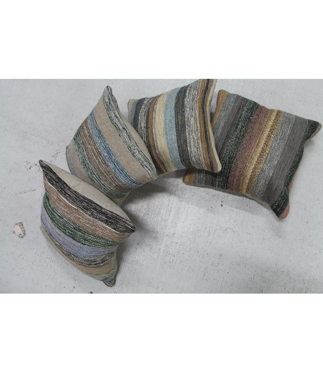 4x modern kelim kussens 50x50 cm met vulling