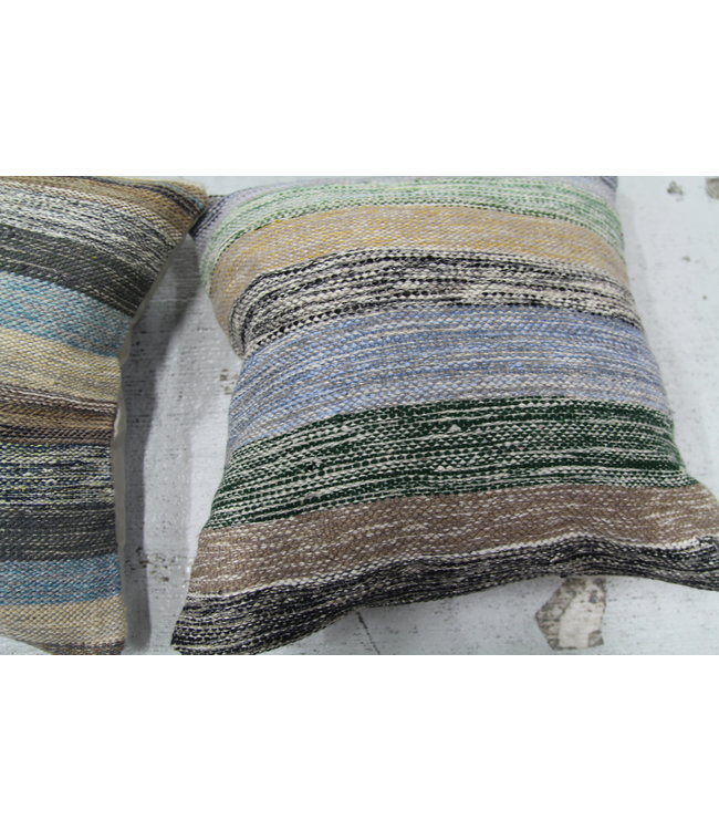 4x modern Kelim Kissen 50x50 cm mit Füllung