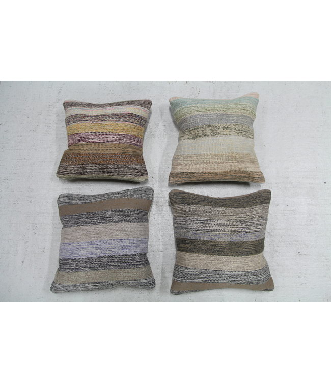 ​​4x modern kilim cushions 50x50 cm with filling