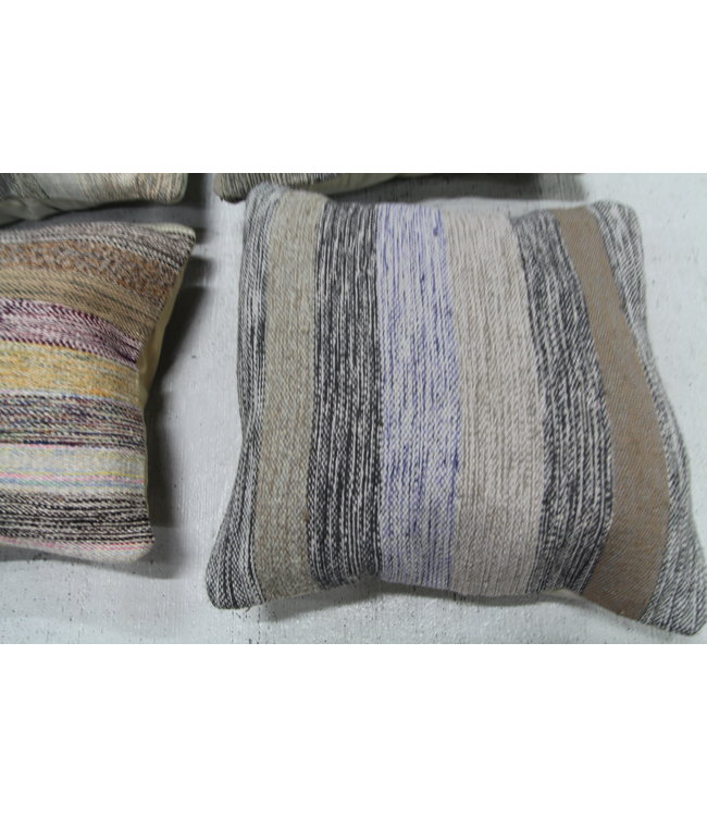 4x modern kelim kussens 50x50 cm met vulling