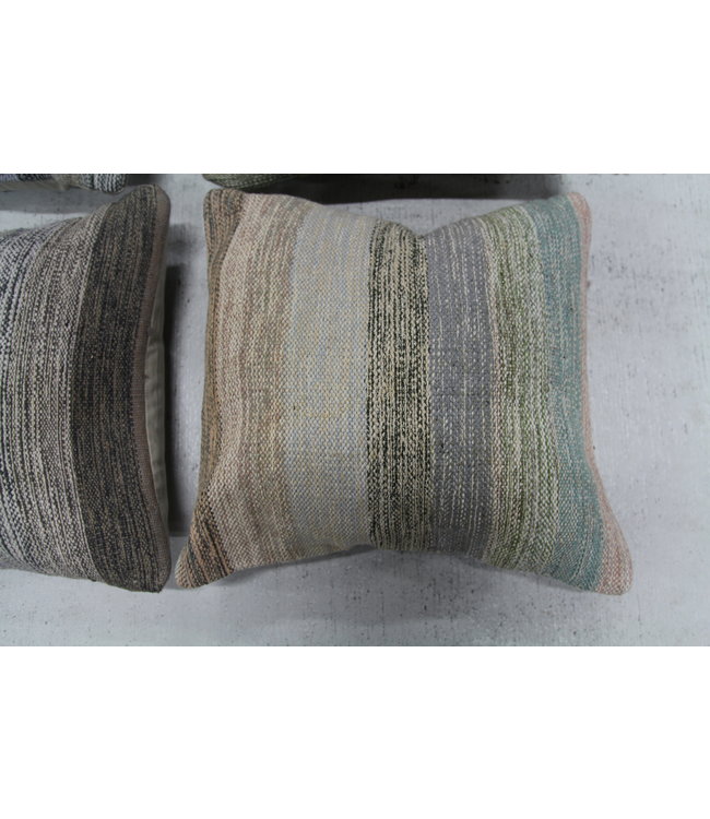 4x modern kelim kussens 50x50 cm met vulling