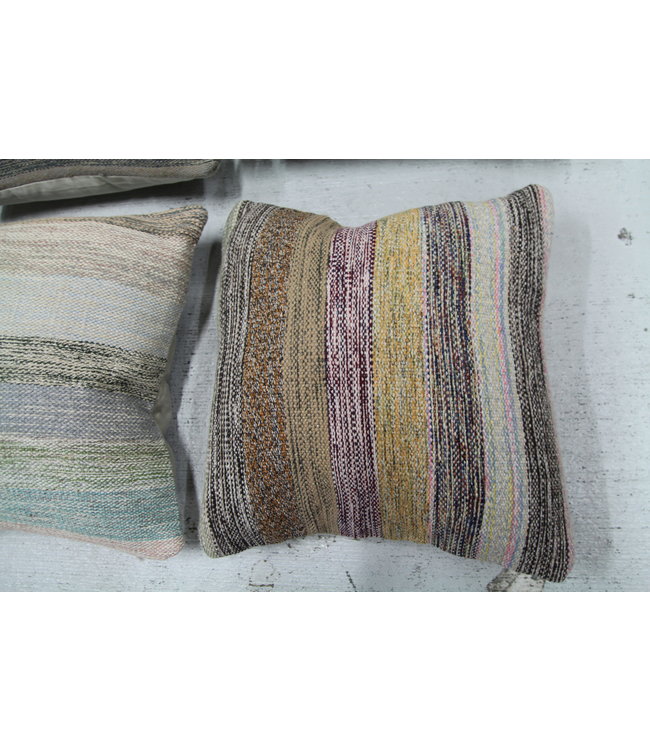 4x modern kelim kussens 50x50 cm met vulling