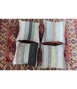​​4x modern kilim cushions 50x50 cm with filling