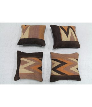 4x kilim cushions ca 40x40 cm with filling