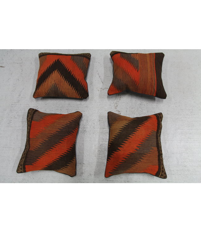 4x kilim cushions ca 40x40 cm with filling