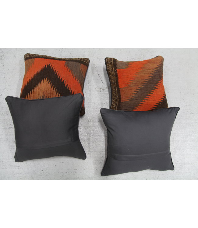 4x kilim cushions ca 40x40 cm with filling