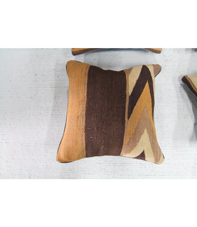 4x Kelim Kissen ca 40x40 cm mit Füllung