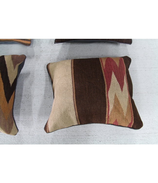 4x kelim kussens 40x40 cm met vulling