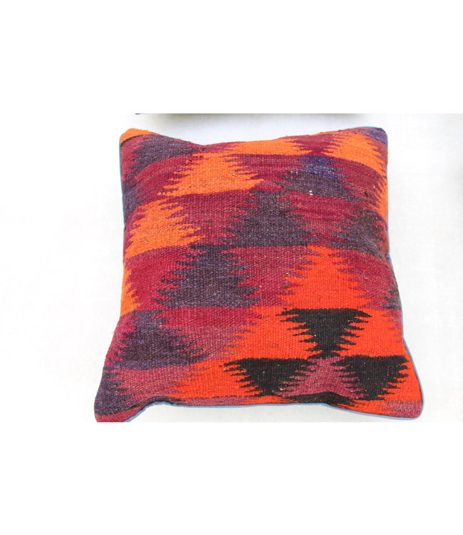 4x kelim kussens 40x40 cm met vulling