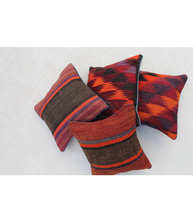 4x kilim cushions ca 40x40 cm with filling