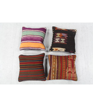 vintage 4x  Vintage kelim kissens  ca 40x40 cm  mit Füllung