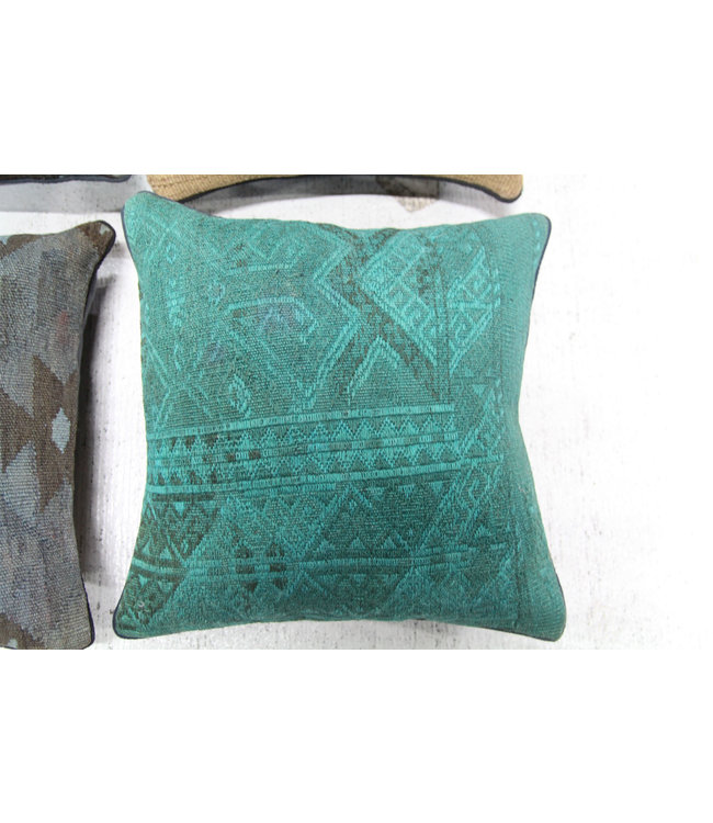 vintage 4 x kilim cushion cover ca 40x40 cm with filling