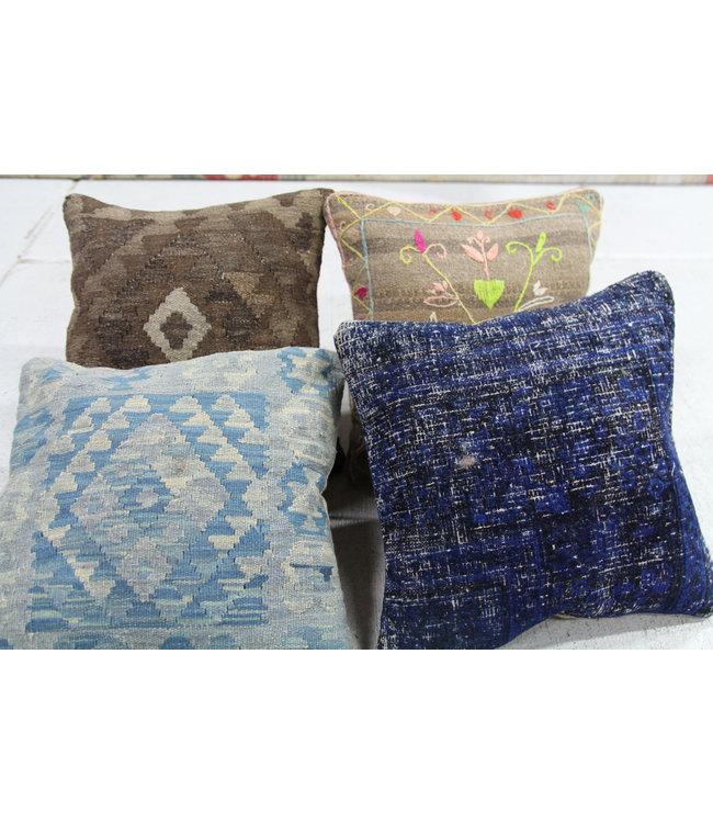vintage 4x  Vintage kelim kissens  ca 40x40 cm mit Füllung