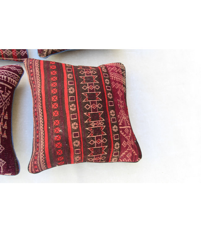 4x modern unique Kilim Cushion  ca 45x45 cm
