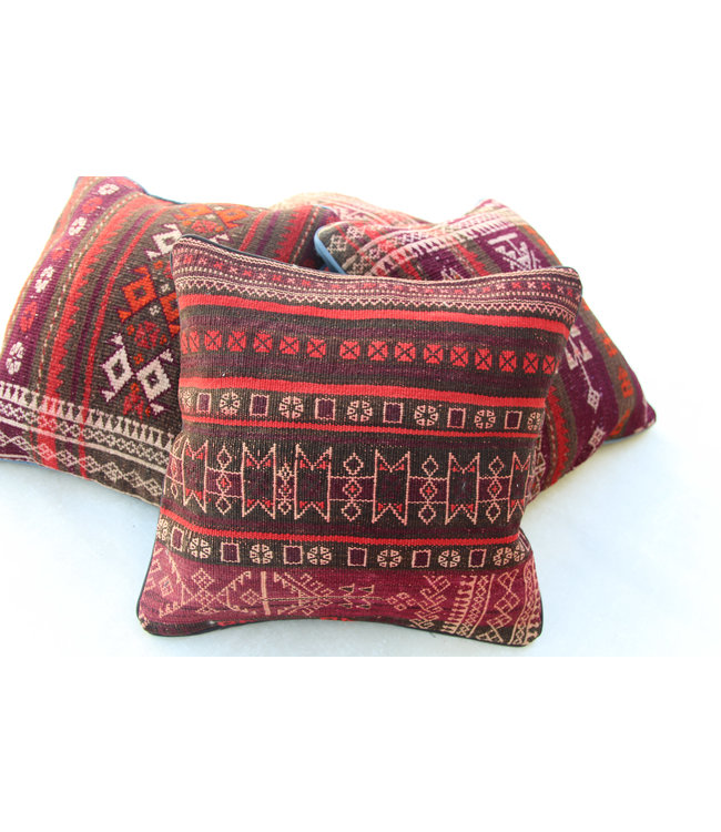 4x modern unique Kilim Cushion  ca 45x45 cm
