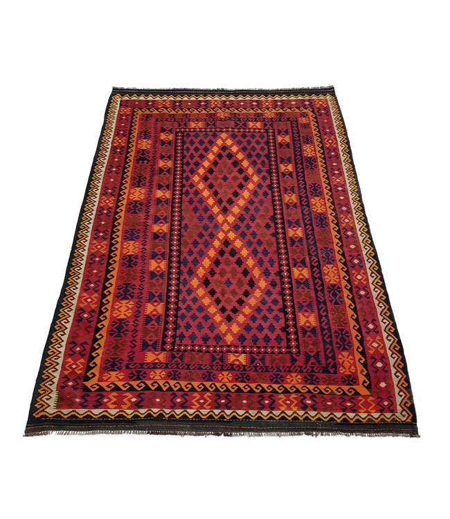 exclusive  Vloerkleed Tapijt Kelim 304X201CM cm Kleed Hand Geweven Kilim