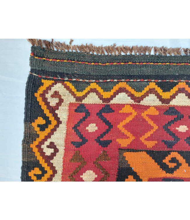 exclusive  Vloerkleed Tapijt Kelim 304X201CM cm Kleed Hand Geweven Kilim