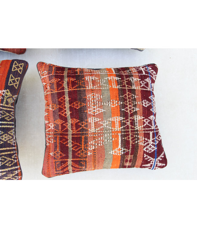 4x kelim kussens 45x45 cm met vulling