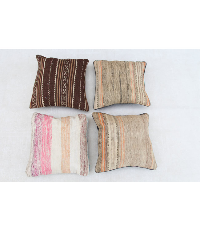 4x kilim cushions ca 45x45 cm with filling