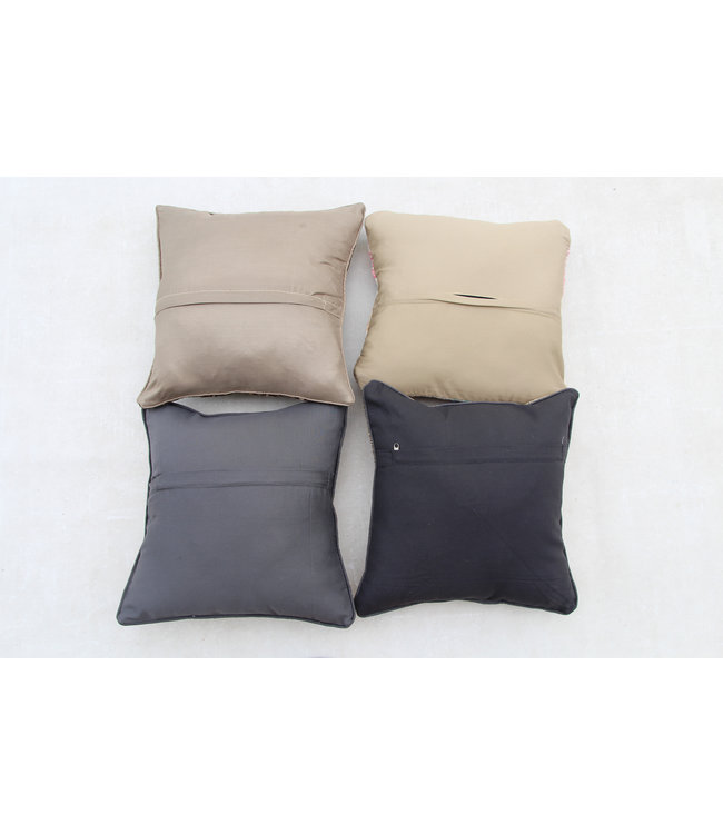 4x kelim kussens 45x45 cm met vulling