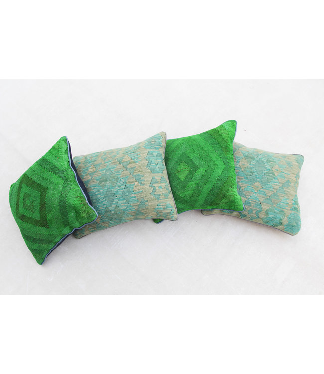 4x kelim kussens 45x45 cm met vulling