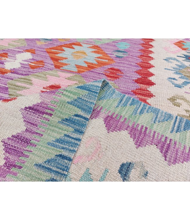 9'45x6'82 Hand Woven Afghan Wool Kilim Area Rug