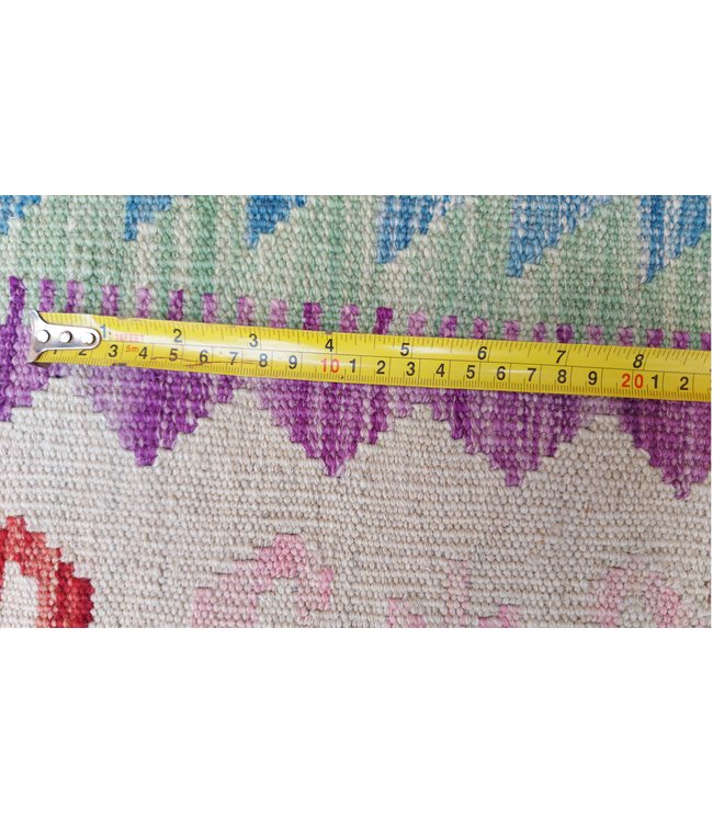 9'45x6'82 Hand Woven Afghan Wool Kilim Area Rug