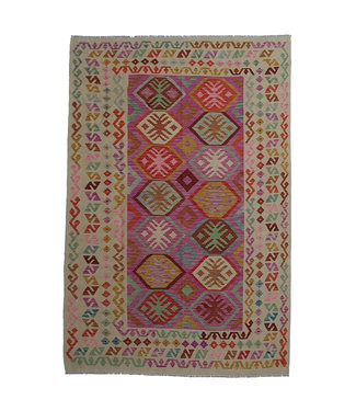 9'74x6'30 Hand Woven Afghan Wool Kilim Area Rug 9'74x6'30 Hand Woven Afghan Wool Kilim Area Rug