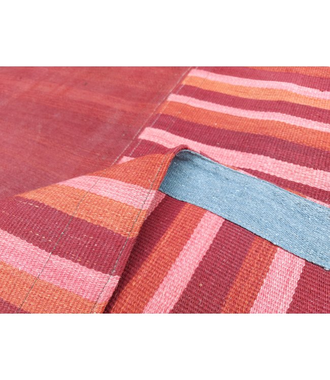 9'88x6'86 Hand Woven Afghan Wool Kilim Area Rug