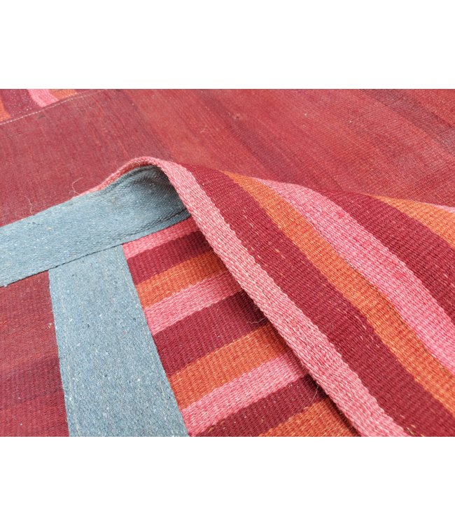 Handgewebte Orientalisch Wolle Kelim Teppich 301x209 cm