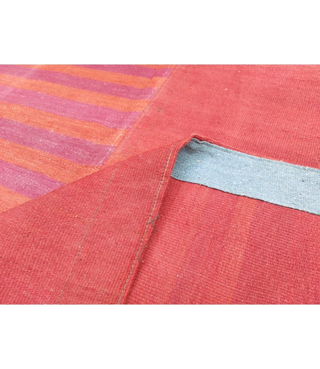 10'04x6'82 Hand Woven Afghan Wool Kilim Area Rug