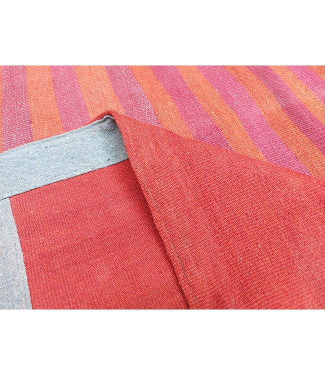 Handgewebte Orientalisch Wolle Kelim Teppich 306x208 cm