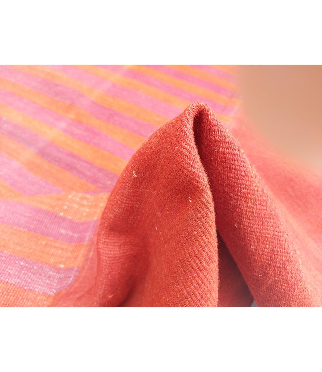 Handgemaakt Oosters Kelim Wol Vloerkleed 306x208 cm