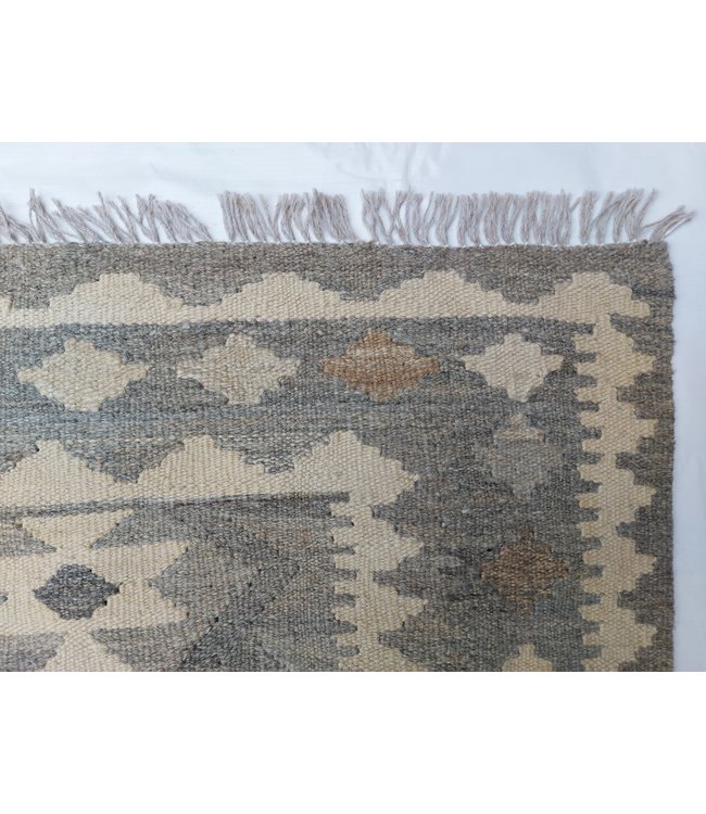 Handgewebte Orientalisch Wolle Kelim Teppich 294x211 cm