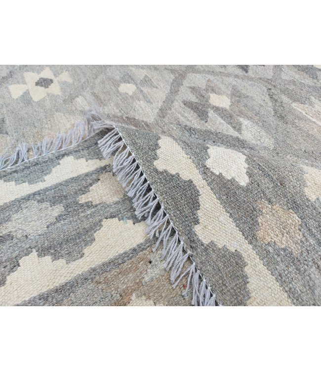 294x211 cm Hand Woven Afghan Wool Kilim Area Rug