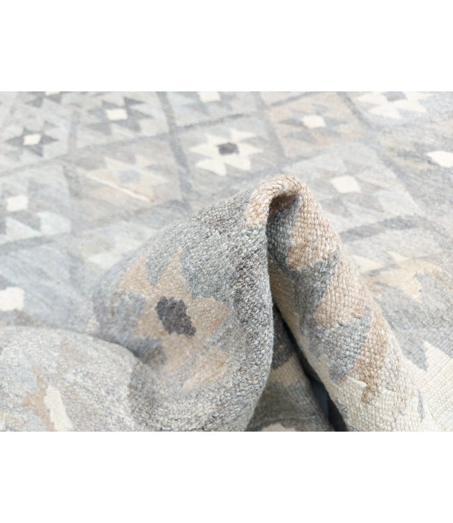 Handgewebte Orientalisch Wolle Kelim Teppich 294x211 cm