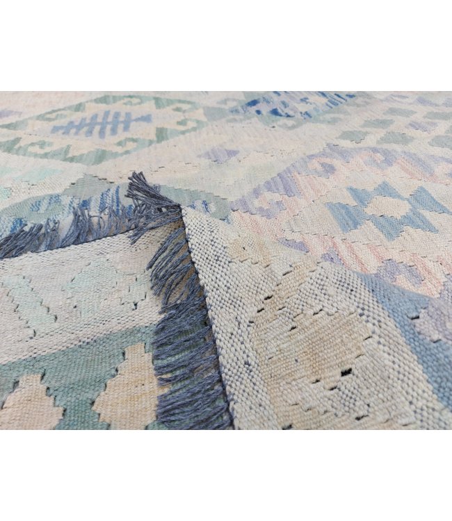 11'22x7'90 Hand Woven Afghan Wool Kilim Area Rug