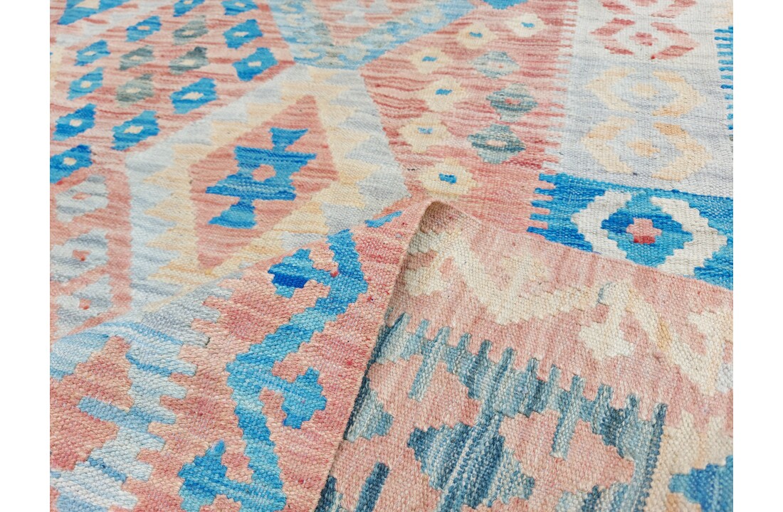 exclusive Vloerkleed Tapijt Kelim 307x211 cm Kleed Hand Geweven Kilim