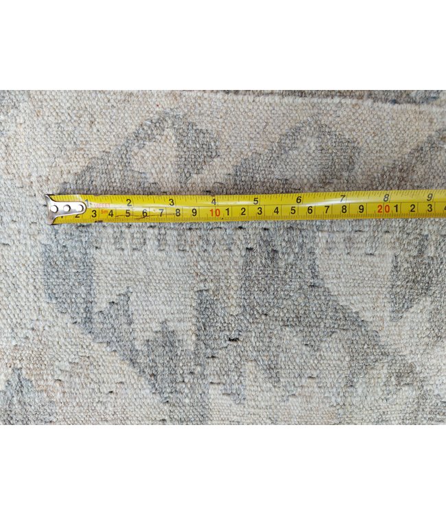 Handgemaakt Natural Kelim Wol Tapijt 287x205 cm