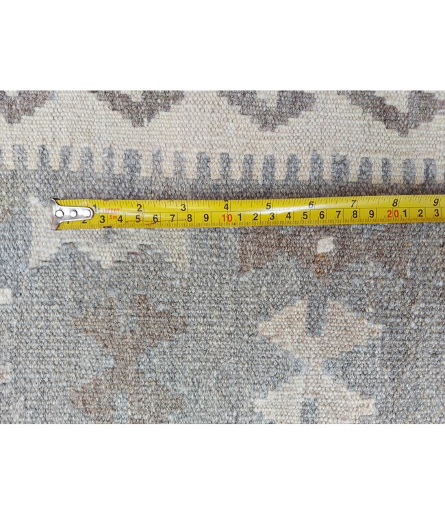 Handgemaakt Natural Kelim Wol Tapijt 308x201 cm