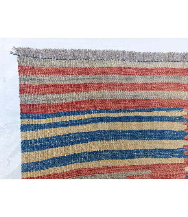 9'65x6'56 Hand Woven Modern Wool Kilim Area Rug